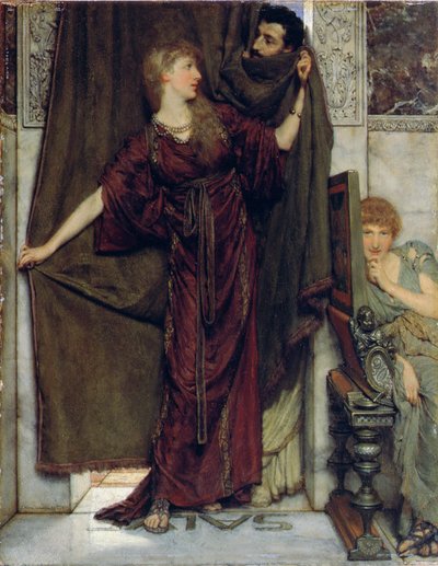 My Sister Is Not In, 1879 by Lawrence Alma Tadema